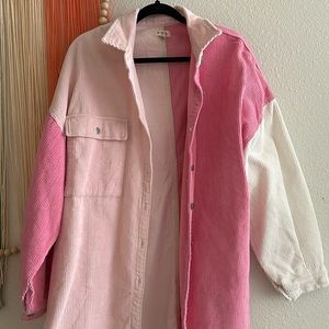POL Pink Shacket